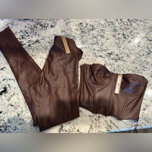 Skims Chocolate Brown Set NWT